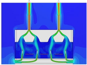Air Velocity simulation on Prototype 